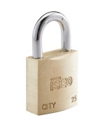 Ferramenta1.com | City by iseo lucchetto ott rettangolare 25 mm - PZ 10
