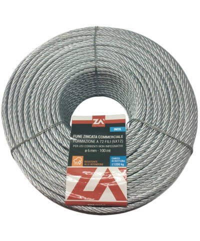 Ferramenta1.com | CAVETTO ACCIAIO INOX 49F D 8 MM 50 M - Home