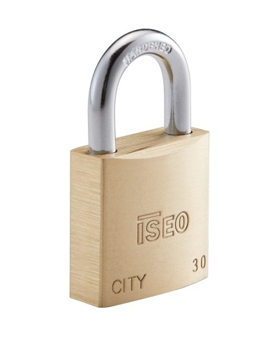 Ferramenta1.com | City by iseo lucchetto ott rettangolare 30 mm - PZ 10