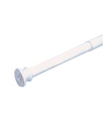 Ferramenta1.com | Telaio tenda doccia estensibile 140/260 cm bianco - PZ 1