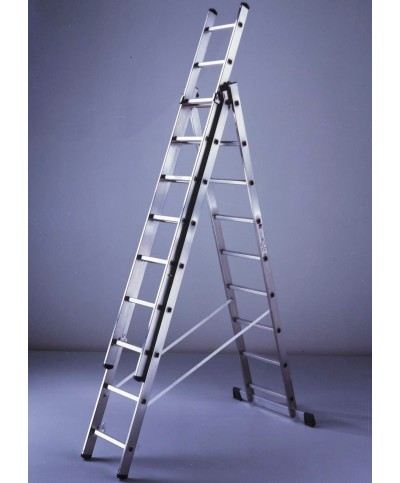 Ferramenta1.com | Scala all. facal stilo  7+ 7+ 7 gradini h 202-516 cm - PZ 1