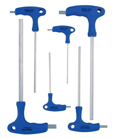 Ferramenta1.com | Serie  6 chiavi esagonali c/impugnatura d 3-10 mm - CF 1