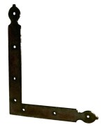 Ferramenta1.com | Angolare ferro polimeriz liguria 200x250 mm nero - PZ 24