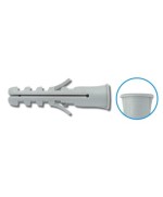 Ferramenta1.com | Tassello con bordo  6x30 mm scatola 100 pz - CF 1