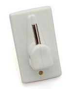Ferramenta1.com | Supporto adesivo per bris bris plastica bianco** - PZ 100
