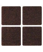 Ferramenta1.com | Feltrino adesivo sedia marrone  25x 35 mm cf 6 pz* - CF 50