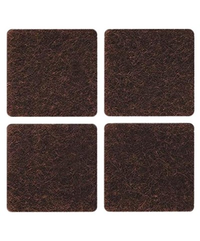 Ferramenta1.com | Feltrino adesivo sedia marrone  30x 30 mm cf 6 pz* - CF 50