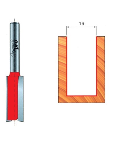 Ferramenta1.com | Fresa widia taglienti diritti 04-14906 d 16x19,0x51,0 mm - PZ 1