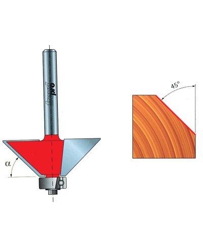 Ferramenta1.com | Fresa widia per smussare 40-10606  45 gradi - PZ 1