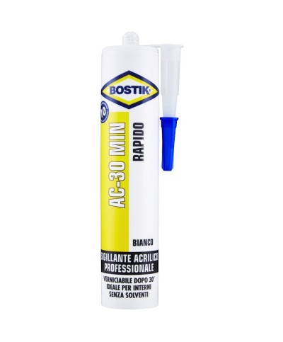 Ferramenta1.com | Bostik sigillante ac-30 min 300 ml cartuccia - PZ 12