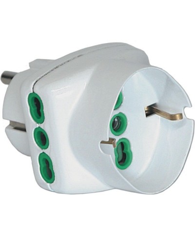 Ferramenta1.com | Fme 82.230 adattatore schuko 2p+t bipasso+schuko - PZ 5