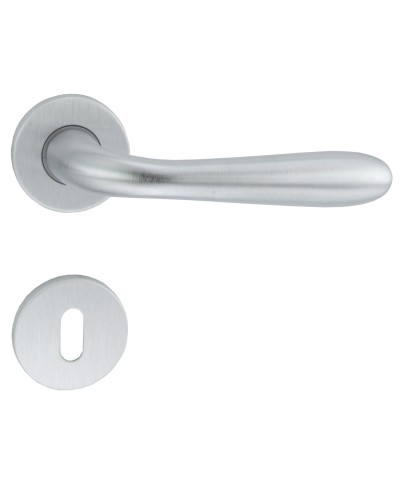 Ferramenta1.com | Maniglia goccia art.m82 c/bocchetta cromo satinato - PZ 1