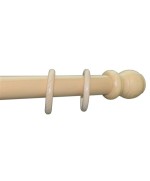 Ferramenta1.com | Bastone legno a tiro d 35 naturale 210cm s/supp. - PZ 1
