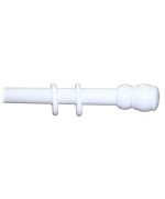 Ferramenta1.com | Bastone legno a strappo d 35 bianco 180cm s/supp. - PZ 1