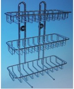 Ferramenta1.com | Mensola acciaio 3 ripiani cromo dfw0225s - PZ 6