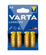 Ferramenta1.com | Varta batt longlife alcalina stilo bl 4 pz * - BL 20
