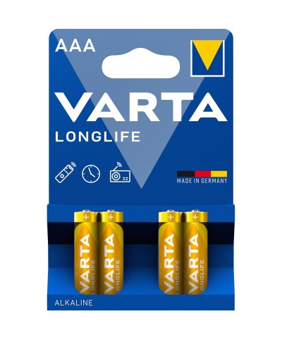 Ferramenta1.com | Varta batt longlife alcalina ministilo bl 4 pz * - BL 10