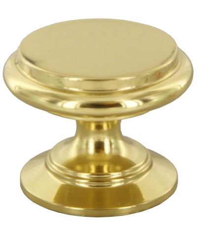 Ferramenta1.com | Pomolo ottone 2174/a d 30 mm oro lucido - PZ 30