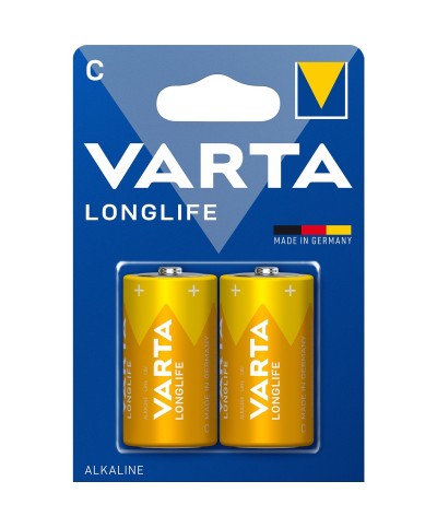 Ferramenta1.com | Varta batt longlife alcalina 1/2 torcia bl 2 pz * - BL 10