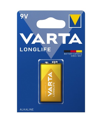Ferramenta1.com | Varta batt longlife alcalina transistor 9v bl 1 pz* - BL 10