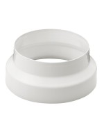 Ferramenta1.com | Riduzione per tubo di stufa d 12/ 8 cm bianco - PZ 1