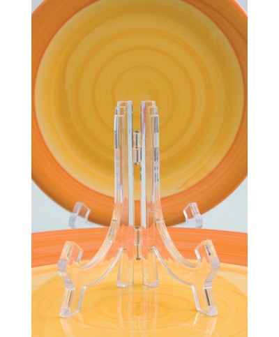 Ferramenta1.com | Reggipiatti da appoggio in acrilico h 10 cm - PZ 6
