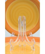 Ferramenta1.com | Reggipiatti da appoggio in acrilico h 18 cm - PZ 6