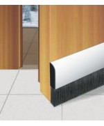 Ferramenta1.com | Paraporta con spazzola a molla pvc 1 m marrone - PZ 12