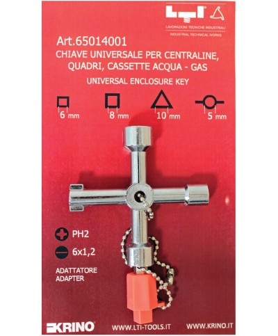 Ferramenta1.com | Chiave universale per cassette contatori - PZ 1