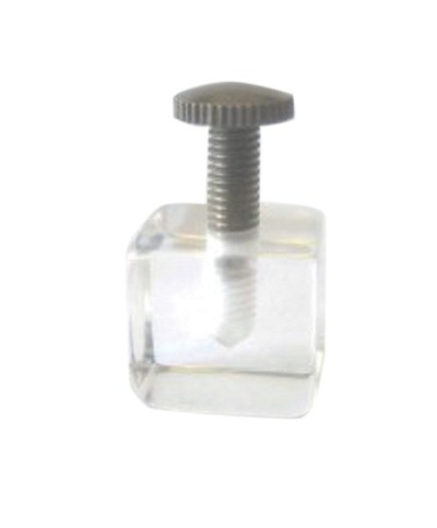 Ferramenta1.com | Reggipiano plexiglass a cubo c/vite 20x20x20 mm - PZ 20