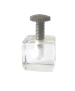 Ferramenta1.com | Reggipiano plexiglass a cubo c/vite 20x20x20 mm - PZ 20