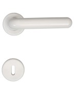 Ferramenta1.com | Maniglia resina margherita c/bocchetta bianco - CP 10