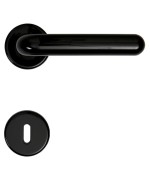 Ferramenta1.com | Maniglia resina margherita c/bocchetta nero* - CP 10