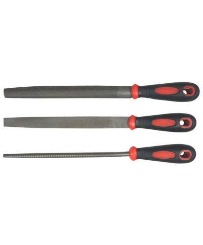 Ferramenta1.com | Conf 3 lime p/metallo 20 cm manico grip 32033 - CF 1