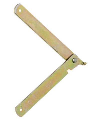 Ferramenta1.com | Asta snodata acciaio zincato destra 250 mm* - PZ 48