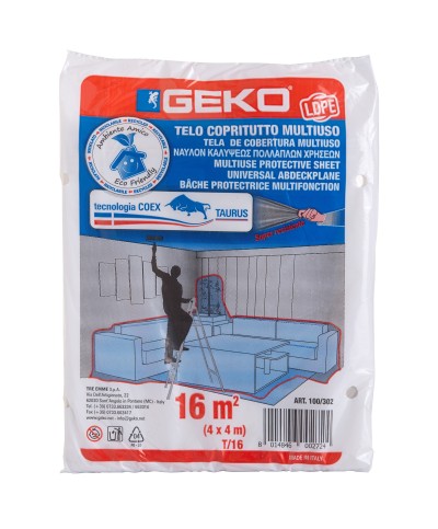 Ferramenta1.com | Telone copritutto polietilene 4x 4 m 150 g 10my - PZ 90
