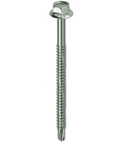 Ferramenta1.com | Tirafondo autoperforante te 6,3x 80mm chr kovervit dx - PZ 100