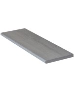 Ferramenta1.com | Mensola arredam. rovere grigio 25x2,5x 80 cm - PZ 5