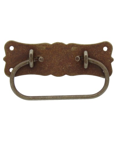 Ferramenta1.com | Maniglia bauli 06015 105x55 mm ferro vecchio* - PZ 25