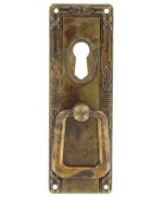 Ferramenta1.com | Maniglia zama 12060 33x97 mm ottone anticato** - PZ 25