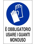 Ferramenta1.com | Targa 20x30 eobbl.usare guanti monouso - PZ 10