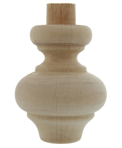 Ferramenta1.com | Piede in legno ontano 53012 70x 84 mm - PZ 8