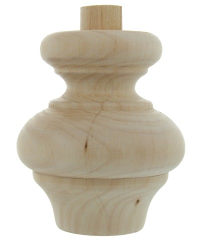 Ferramenta1.com | Piede in legno ontano 53012 88x100 mm - PZ 8