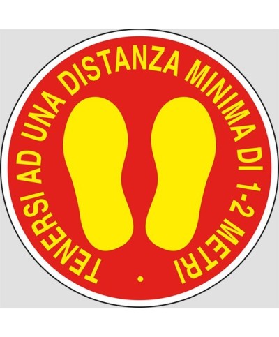 Ferramenta1.com | Etic.ades d.20cm tenersi a dist. di 1-2mt - PZ 1