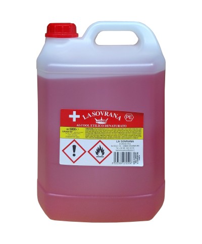 Ferramenta1.com | Alcool denaturato 90   5  l - PZ 3