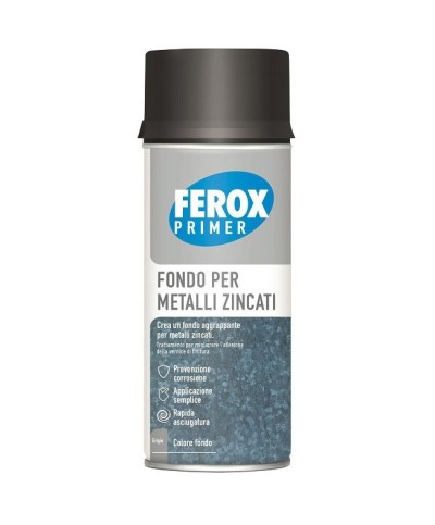 Ferramenta1.com | Arexons ferox primer per metalli zincati 400 ml - PZ 6