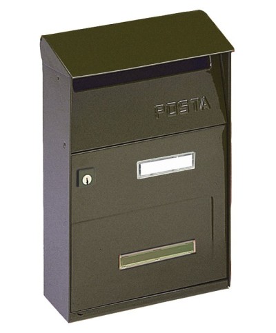 Ferramenta1.com | Cassetta postale alubox ft lamiera grigio ghisa - PZ 1