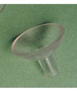 Ferramenta1.com | Ventosa c/gambo forato d 20 mm trasparente** - PZ 200