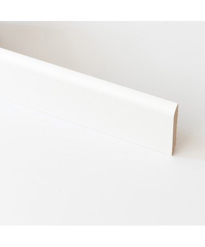 Ferramenta1.com | Battiscopa  70x10 mm mdf 240 cm bianco - PZ 10