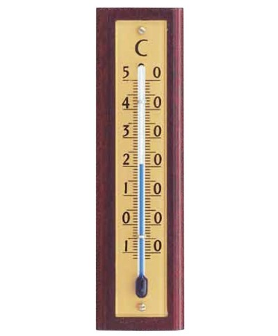 Ferramenta1.com | Termometro in legno 12,5x3,5 cm                     101119 - PZ 1